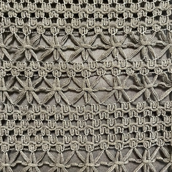 NWT!  Anne Klein Army Green Crochet Dress - Picture 6 of 14